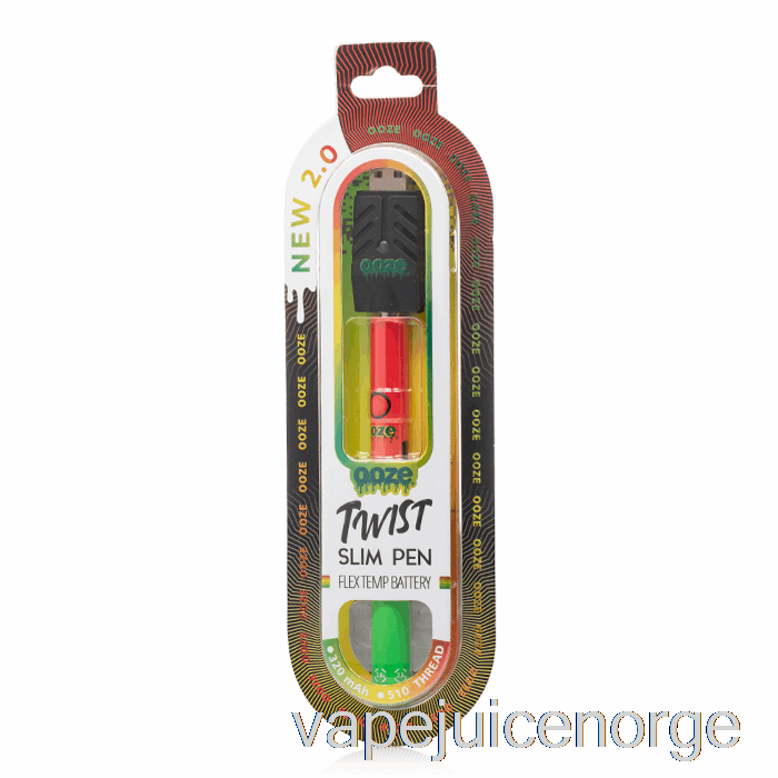 Vape Med Nikotin Ooze Slim Twist Pen 2.0 Flex Temp Batteri Rasta